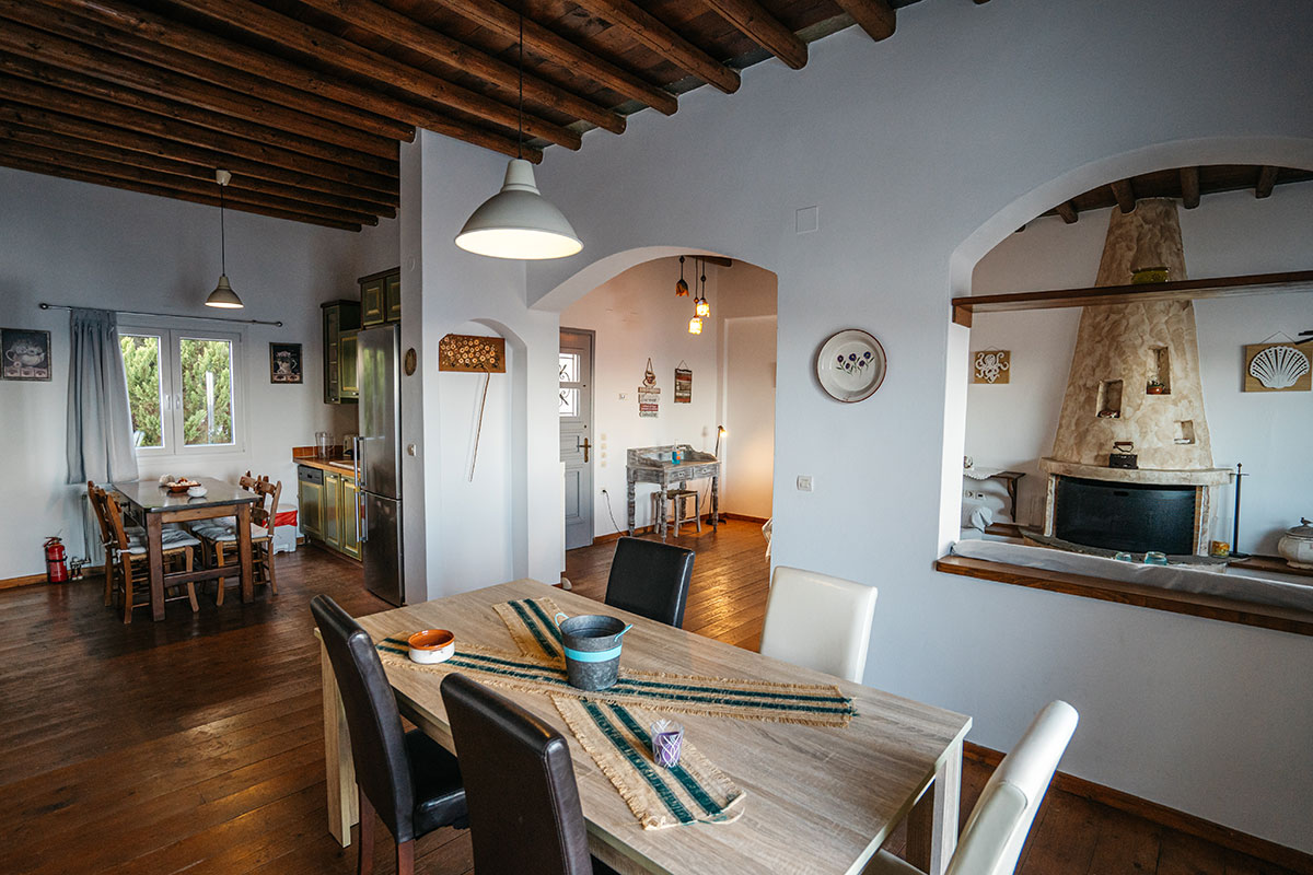 The kitchen of Napos Villa