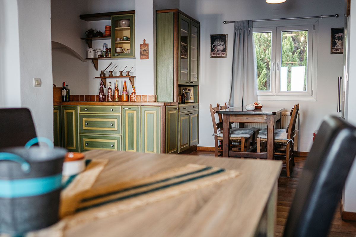 L'intérieur de la Villa Napos à Sifnos