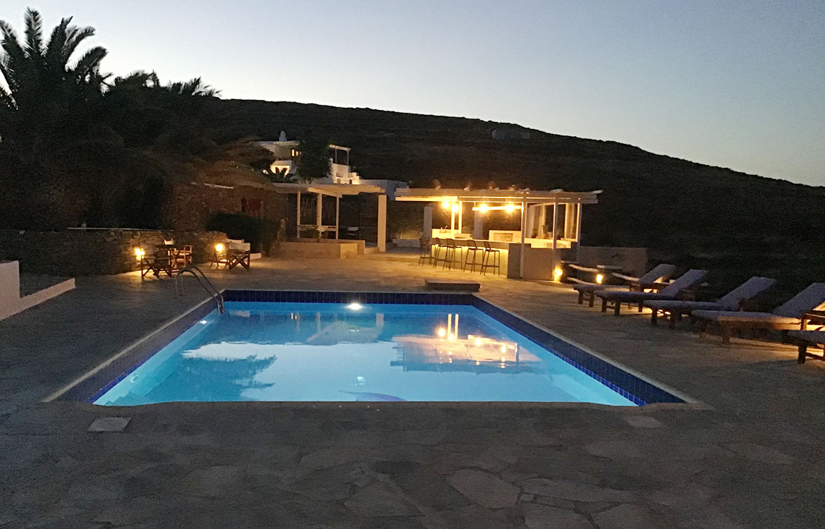 The pool area in Cape Napos