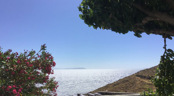 L'emplacement du Cap Napos à Sifnos